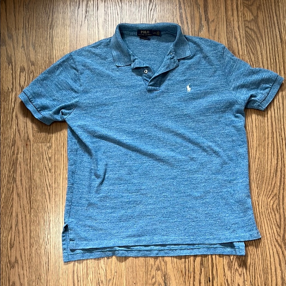 Polo by Ralph Lauren Men's Blue Polo Shirt